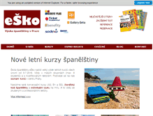 Tablet Screenshot of e-sko.cz